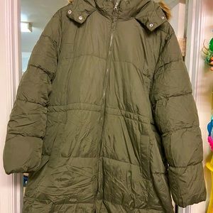 Plus size, warm, winter coat